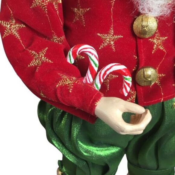 Mark Roberts Christmas Santa Fairy Elf Pointy Shoes Present Candy 21" Posable - Picture 7 of 16